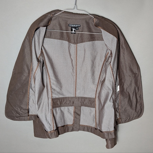 Peace of Cloth Tailored Blazer Panticular Espresso Brown Capsule Wardrobe USA - Picture 13 of 16